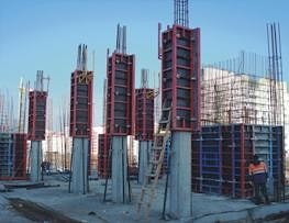Стальная рамная опалубка GPrandina для стен, колонн, фундаментов, шахты лифта